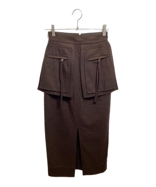 TODAYFUL（トゥデイフル）TODAYFUL (トゥデイフル) スカート ブラウン サイズ:36の古着・服飾アイテム