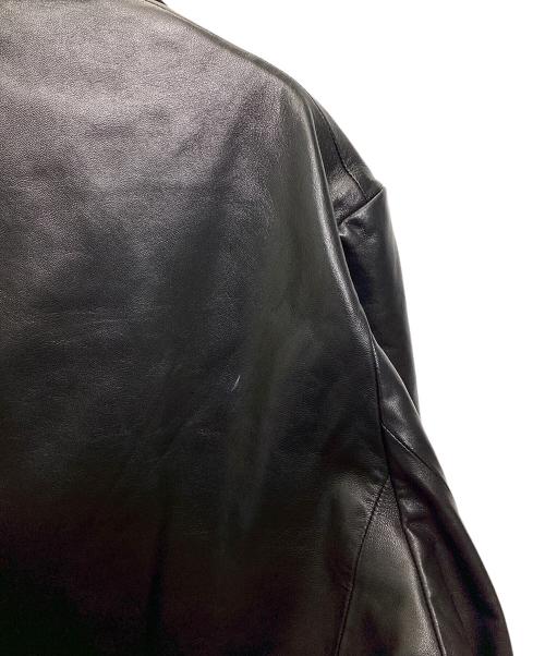 FREEDOM（フリーダム）FREEDOM (フリーダム) レザーカーコート ブラック サイズ:3Lの古着・服飾アイテム