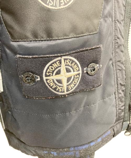 STONE ISLAND（ストーンアイランド）STONE ISLAND (ストーンアイランド) 中綿ジャケット ブラック サイズ:Sの古着・服飾アイテム