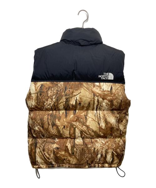 THE NORTH FACE（ザ ノース フェイス）THE NORTH FACE (ザ ノース フェイス) Novelty Nuptse Vest ブラック×ブラウン サイズ:Mの古着・服飾アイテム