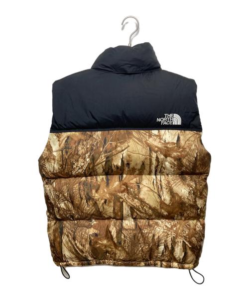 THE NORTH FACE（ザ ノース フェイス）THE NORTH FACE (ザ ノース フェイス) Novelty Nuptse Vest ブラック×ブラウン サイズ:Mの古着・服飾アイテム