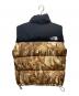 中古・古着 THE NORTH FACE (ザ ノース フェイス) Novelty Nuptse Vest ブラック×ブラウン サイズ:M：18000円