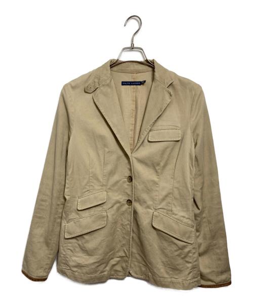 RALPH LAUREN（ラルフローレン）RALPH LAUREN (ラルフローレン) テーラードジャケット ベージュ サイズ:Sの古着・服飾アイテム