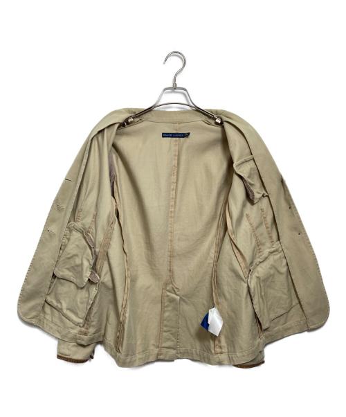 RALPH LAUREN（ラルフローレン）RALPH LAUREN (ラルフローレン) テーラードジャケット ベージュ サイズ:Sの古着・服飾アイテム