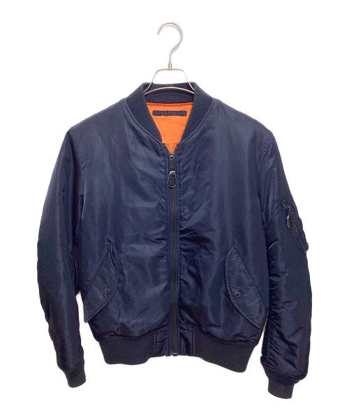 AVIREX（アヴィレックス）AVIREX (アヴィレックス) MA-1ジャケット ネイビー サイズ:Lの古着・服飾アイテム