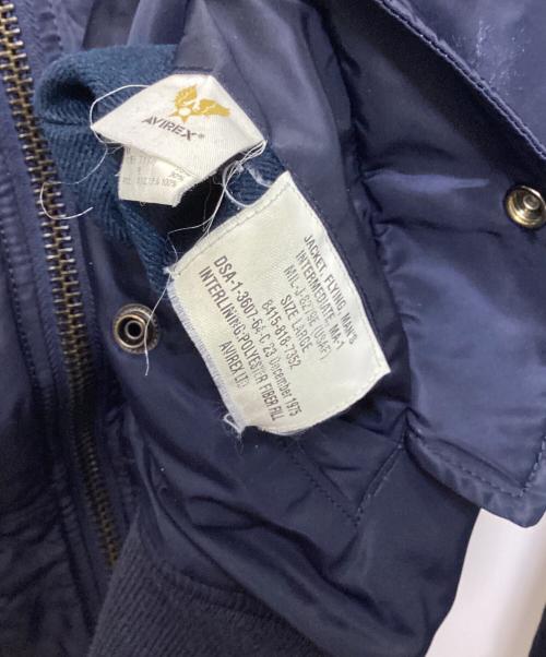 AVIREX（アヴィレックス）AVIREX (アヴィレックス) MA-1ジャケット ネイビー サイズ:Lの古着・服飾アイテム