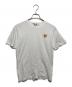 PLAY COMME des GARCONS（プレイコムデギャルソン）の古着「T-Shirt With Gold Emblem White」｜ホワイト