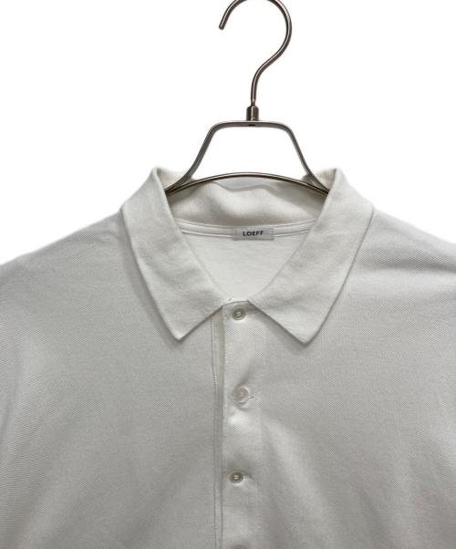LOEFF（ロエフ）LOEFF (ロエフ) FRAMeWORK (フレームワーク) ポロシャツ ホワイト サイズ:表記なしの古着・服飾アイテム