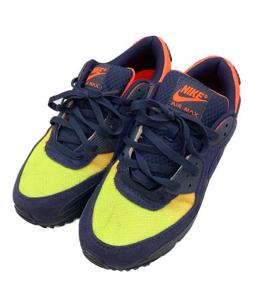 NIKE（ナイキ）NIKE (ナイキ) AIR MAX90 ネイビー×イエロー サイズ:26.5の古着・服飾アイテム