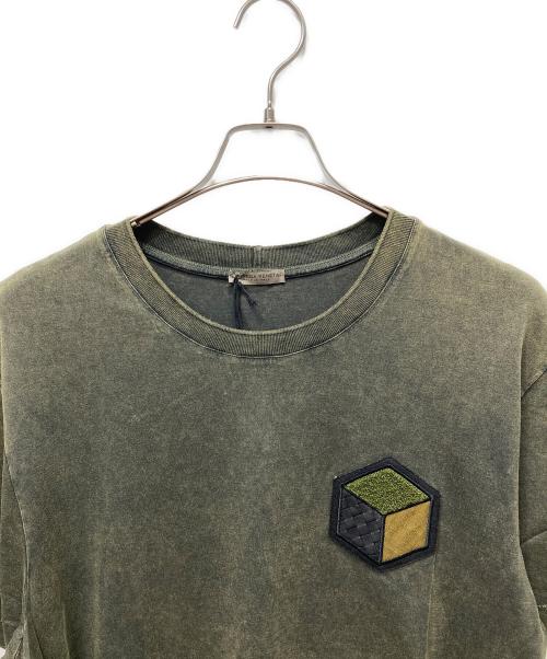 BOTTEGA VENETA（ボッテガベネタ）BOTTEGA VENETA (ボッテガベネタ) ワッペンTシャツ オリーブ サイズ:54の古着・服飾アイテム