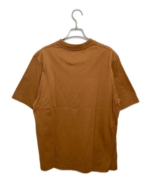 STUDIO NICHOLSON（スタジオ ニコルソン）STUDIO NICHOLSON (スタジオ ニコルソン) COMPACT COTTON SHORT SLEEVE T-SHIRT ブラウン サイズ:Mの古着・服飾アイテム