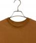 STUDIO NICHOLSON (スタジオ ニコルソン) COMPACT COTTON SHORT SLEEVE T-SHIRT ブラウン サイズ:M：5000円