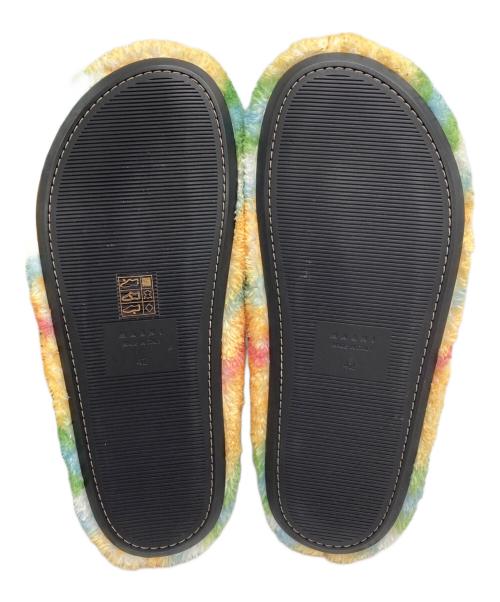 MARNI（マルニ）MARNI (マルニ) Fussbett sabot ボアサンダル マルチカラー サイズ:42の古着・服飾アイテム