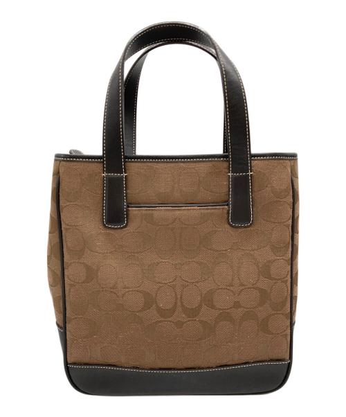 COACH（コーチ）COACH (コーチ) ハンドバッグ ブラウンの古着・服飾アイテム