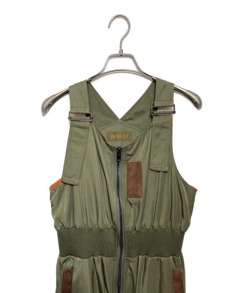 Risley（リズレー）Risley (リズレー) MA-1ワンピース オリーブ サイズ:Freeの古着・服飾アイテム