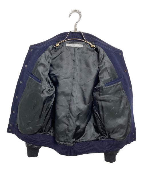 JOHN LAWRENCE SULLIVAN（ジョン ローレンス サリバン）JOHN LAWRENCE SULLIVAN (ジョン ローレンス サリバン) Melton Blouson ネイビー サイズ:34の古着・服飾アイテム