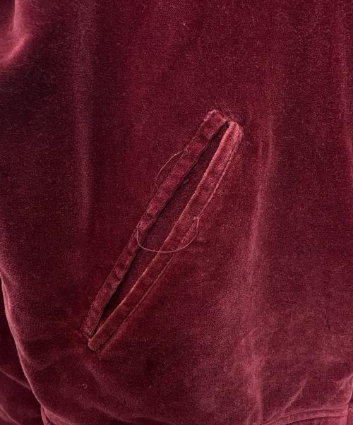 CROPPED HEADS（クロップドヘッズ）CROPPED HEADS (クロップドヘッズ) ベロアジャケット レッド サイズ:Mの古着・服飾アイテム