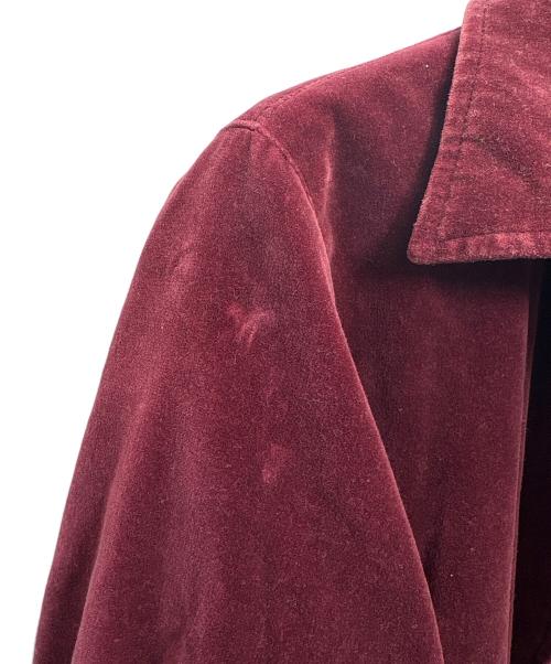 CROPPED HEADS（クロップドヘッズ）CROPPED HEADS (クロップドヘッズ) ベロアジャケット レッド サイズ:Mの古着・服飾アイテム