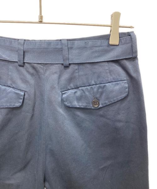 DRIES VAN NOTEN（ドリスヴァンノッテン）DRIES VAN NOTEN (ドリスヴァンノッテン) ベルデッドスラックス ネイビー サイズ:36の古着・服飾アイテム