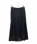 Room no.8ルームエイト）の古着「TRICOT WIDE FLAIR PANTS」｜ブラック