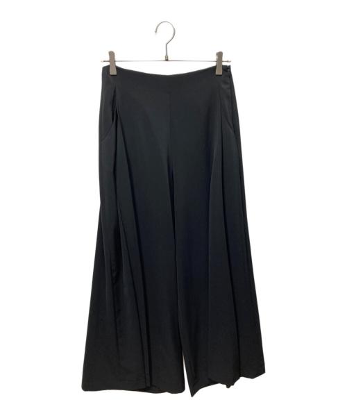 Room no.8（ルームエイト）Room no.8 (ルームエイト) TRICOT WIDE FLAIR PANTS ブラック サイズ:3 未使用品の古着・服飾アイテム
