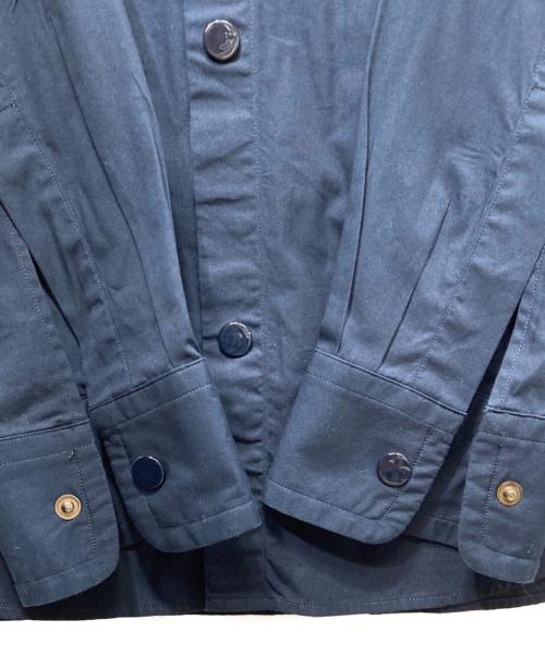 DRIES VAN NOTEN（ドリスヴァンノッテン）DRIES VAN NOTEN (ドリスヴァンノッテン) スナップシャツ ネイビー サイズ:44の古着・服飾アイテム