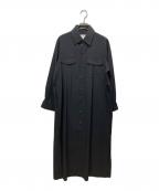 HYKEハイク）の古着「TROPICAL SHIRT DRESS」｜ブラック