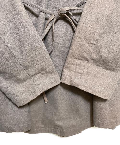 MIOSMOKEY（ミオズモーキー）MIOSMOKEY (ミオズモーキー) ドローストリングジャケット ブラウン サイズ:46の古着・服飾アイテム
