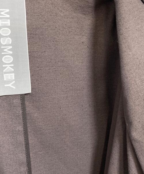 MIOSMOKEY（ミオズモーキー）MIOSMOKEY (ミオズモーキー) ドローストリングジャケット ブラウン サイズ:46の古着・服飾アイテム