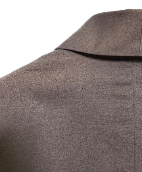 MIOSMOKEY（ミオズモーキー）MIOSMOKEY (ミオズモーキー) ドローストリングジャケット ブラウン サイズ:46の古着・服飾アイテム