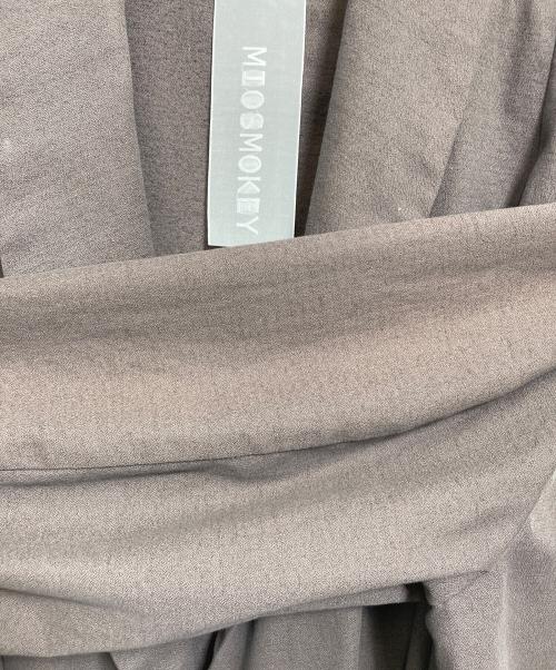 MIOSMOKEY（ミオズモーキー）MIOSMOKEY (ミオズモーキー) ドローストリングジャケット ブラウン サイズ:46の古着・服飾アイテム