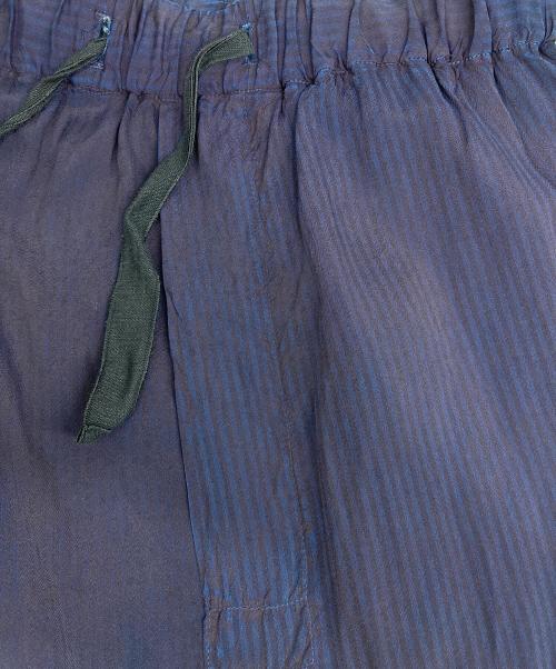 ATON（エイトン）ATON (エイトン) キュプラストライプパンツ ネイビー サイズ:1の古着・服飾アイテム