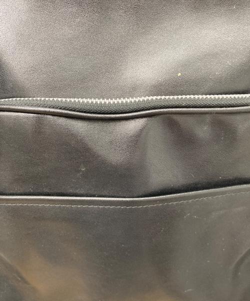 COMME des GARCONS（コムデギャルソン）COMME des GARCONS (コムデギャルソン) フェイクレザーショルダーバッグ ブラックの古着・服飾アイテム