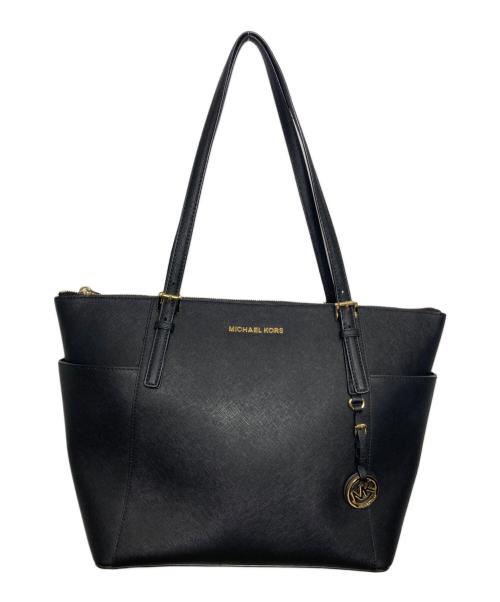 MICHAEL KORS（マイケル・コース）MICHAEL KORS (マイケル・コース) トートバッグ ブラックの古着・服飾アイテム