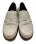 BOTTEGA VENETA (ボッテガベネタ) イントイレチャート切替ローファー ホワイト サイズ:42：20000円