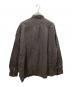 VINCENT JALBERT (ヴィンセント ジャルバート) LARGE LINEN SHIRT ダークブラウン サイズ:M：15000円