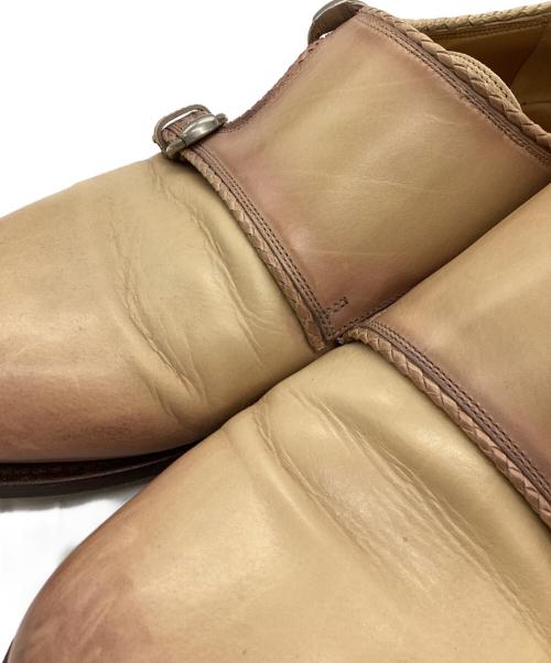 GUCCI（グッチ）GUCCI (グッチ) ダブルモンクストラップシューズ ブラウン サイズ:8 1/2の古着・服飾アイテム