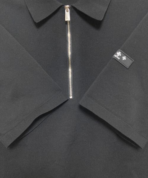 TATRAS（タトラス）TATRAS (タトラス) TEUCRO Knit Polo ブラック サイズ:03の古着・服飾アイテム