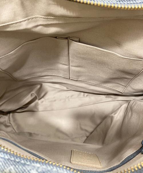 russet（ラシット）russet (ラシット) デニムプリントトートバッグ インディゴ 未使用品の古着・服飾アイテム
