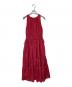 Her lip to（ハーリップトゥ）の古着「Riviera Bow Tiered Long Dress」｜レッド