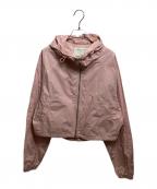 Matin Kimマーティン キム）の古着「CROP HOODY COATING JUMPER」｜ピンク