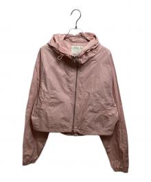 Matin Kim（マーティン キム）の古着「CROP HOODY COATING JUMPER」｜ピンク