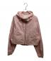 Matin Kim（マーティン キム）の古着「CROP HOODY COATING JUMPER」｜ピンク