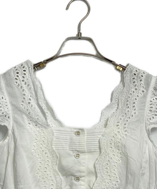 HER LIP TO（ハーリップトゥ）Her lip to (ハーリップトゥ) Valencia Lace Top ホワイト サイズ:Sの古着・服飾アイテム