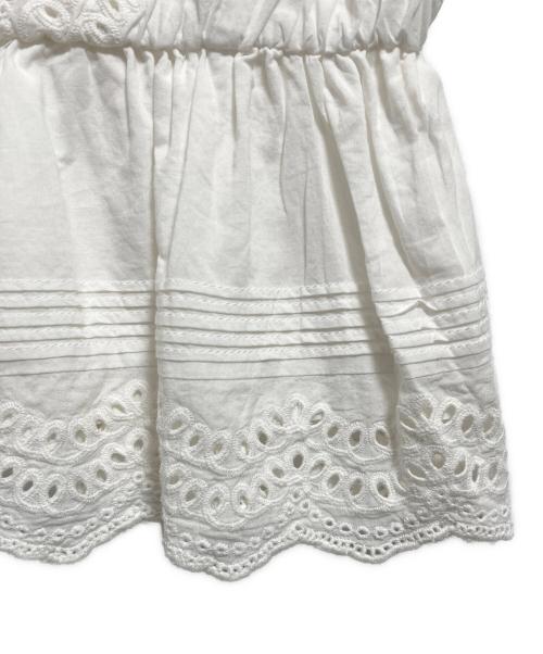 HER LIP TO（ハーリップトゥ）Her lip to (ハーリップトゥ) Valencia Lace Top ホワイト サイズ:Sの古着・服飾アイテム