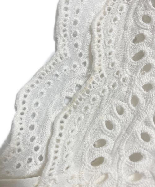 HER LIP TO（ハーリップトゥ）Her lip to (ハーリップトゥ) Valencia Lace Top ホワイト サイズ:Sの古着・服飾アイテム