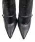 中古・古着 Her lip to (ハーリップトゥ) Crystal Velour Ankle Boots ブラック サイズ:37：8000円