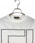 FENDI (フェンディ) FFロゴTシャツ ホワイト サイズ:表記無し：8000円