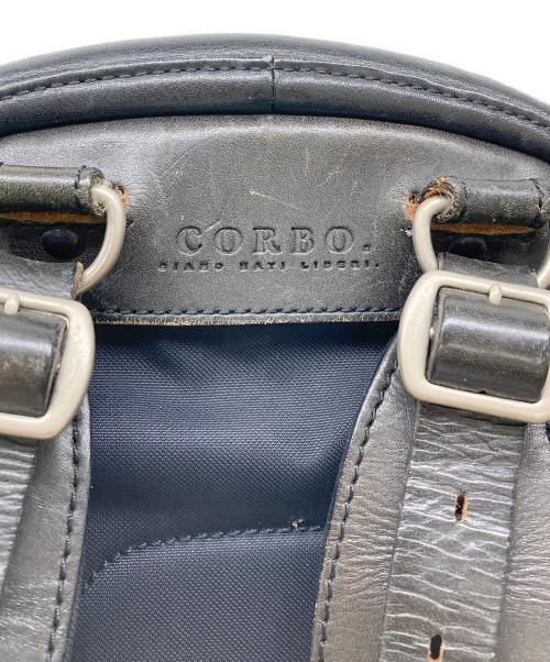 corbo（コルボ）CORBO (コルボ) レザーリュック ブラックの古着・服飾アイテム