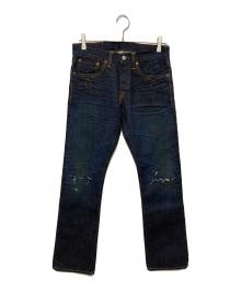 RRL（ダブルアールエル）の古着「スリムブーツカットデニムパンツ」｜インディゴ